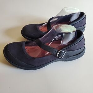 Merrell Dassie Leather Mary Jane Womens Size 10 Black Buckle Comfort Shoes